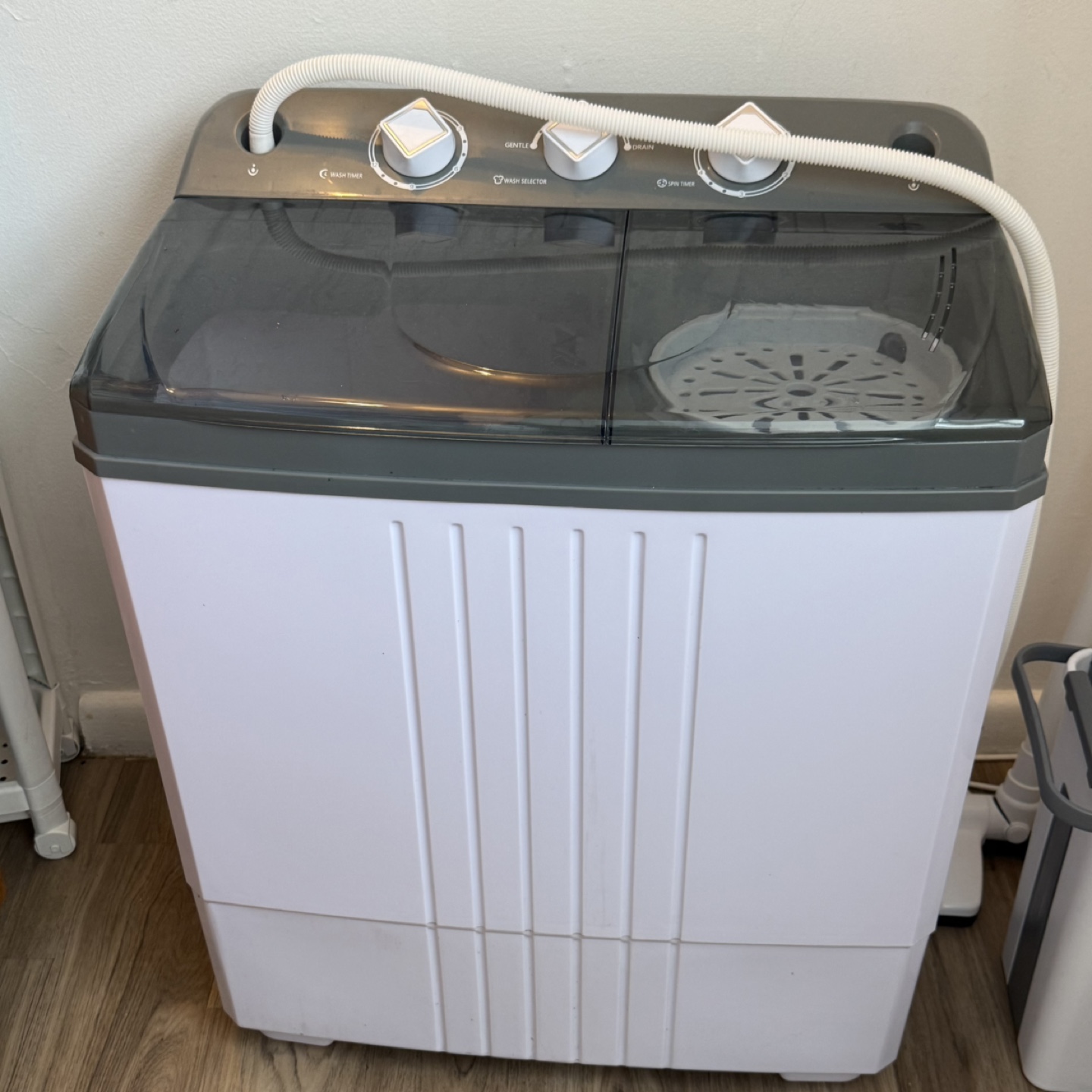 Portable Washing Machine - White & Grey