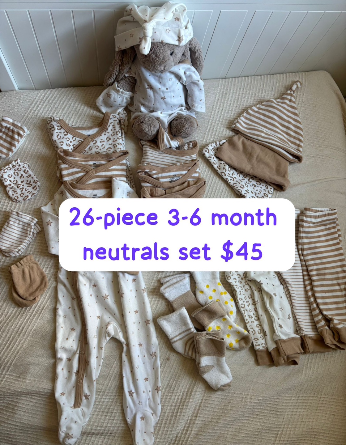 Baby Clothes Set (3-6 Months) - 26 Pieces