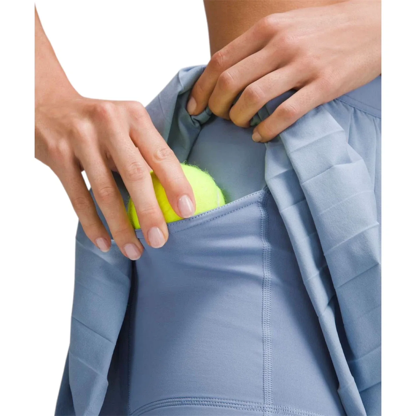 Lululemon High-Rise Pleated Tennis Skirt Size 8 in Blue Willow image indicator(8)