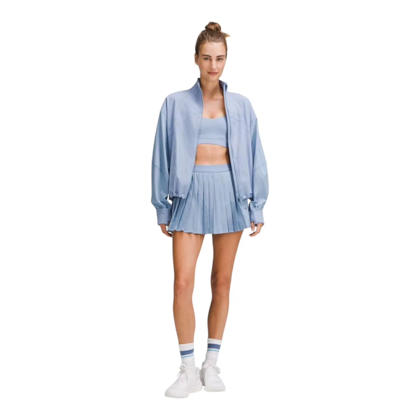 Lululemon High-Rise Pleated Tennis Skirt Size 8 in Blue Willow image indicator(10)