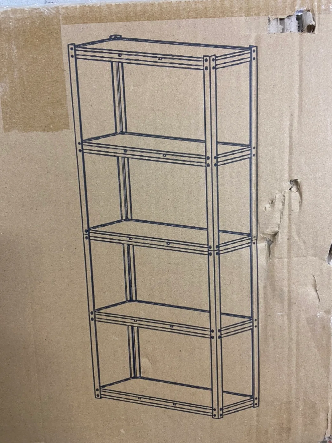Kisure 5-Tier Storage Shelves - New in Box thumbnail