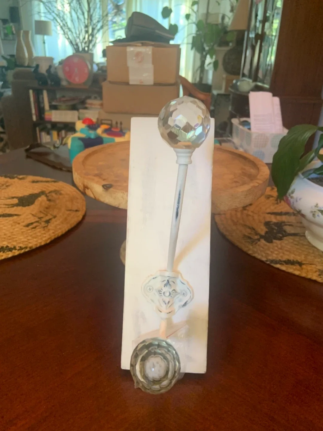 Crystal Knob Wall Hook image indicator(2)