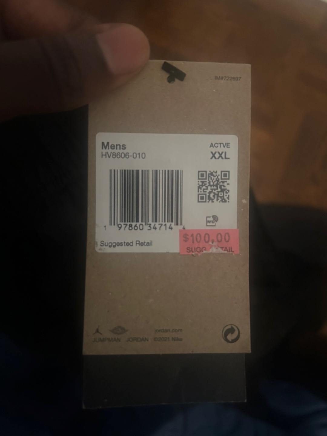 Jordan Active XXL Black Pants - New with Tags! - photo 3