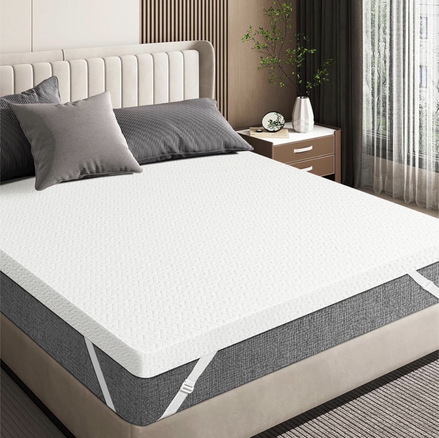 Memory Foam Mattress Topper - 3" Thick