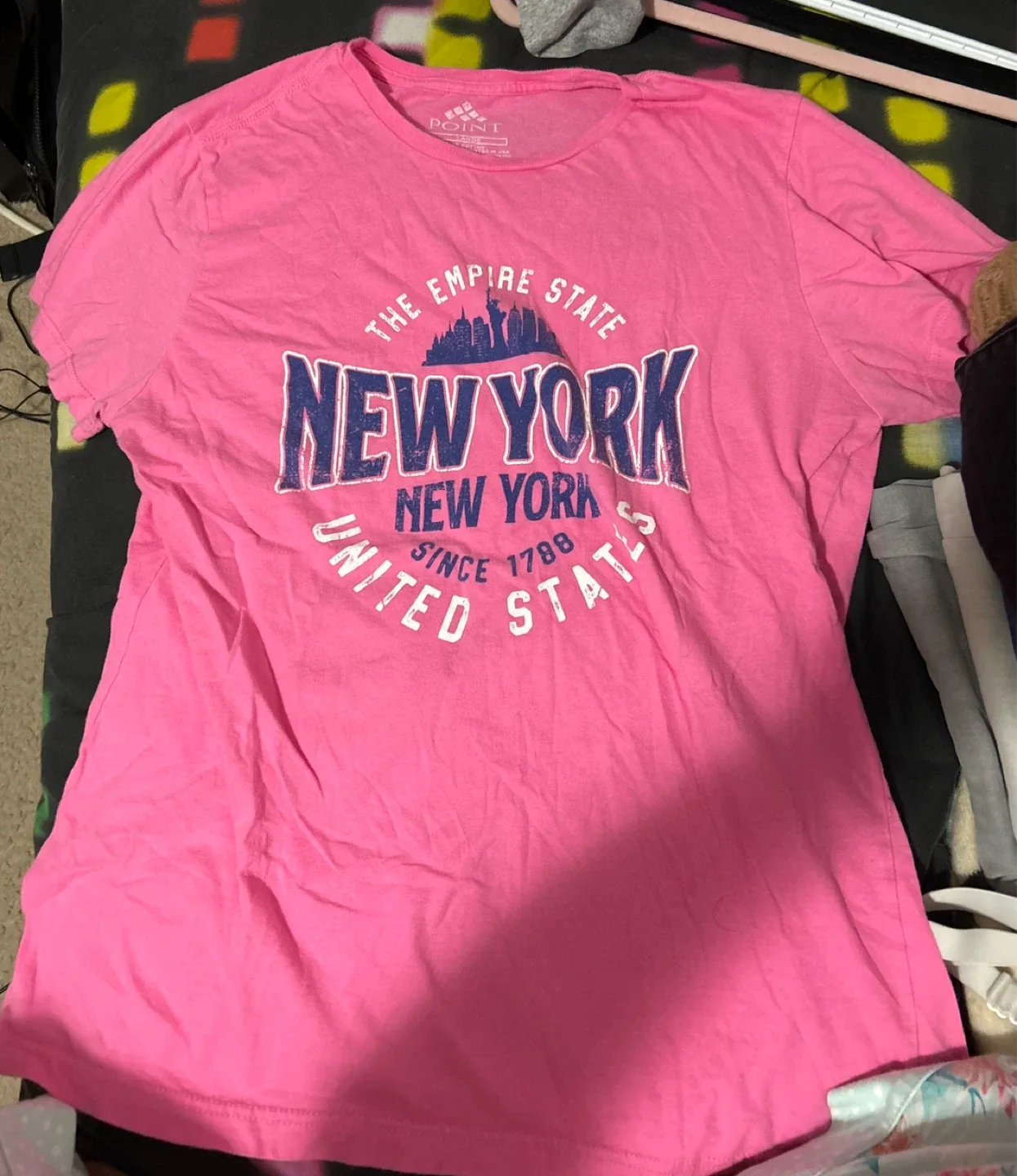 Point Pink New York Graphic Tee - Large thumbnail