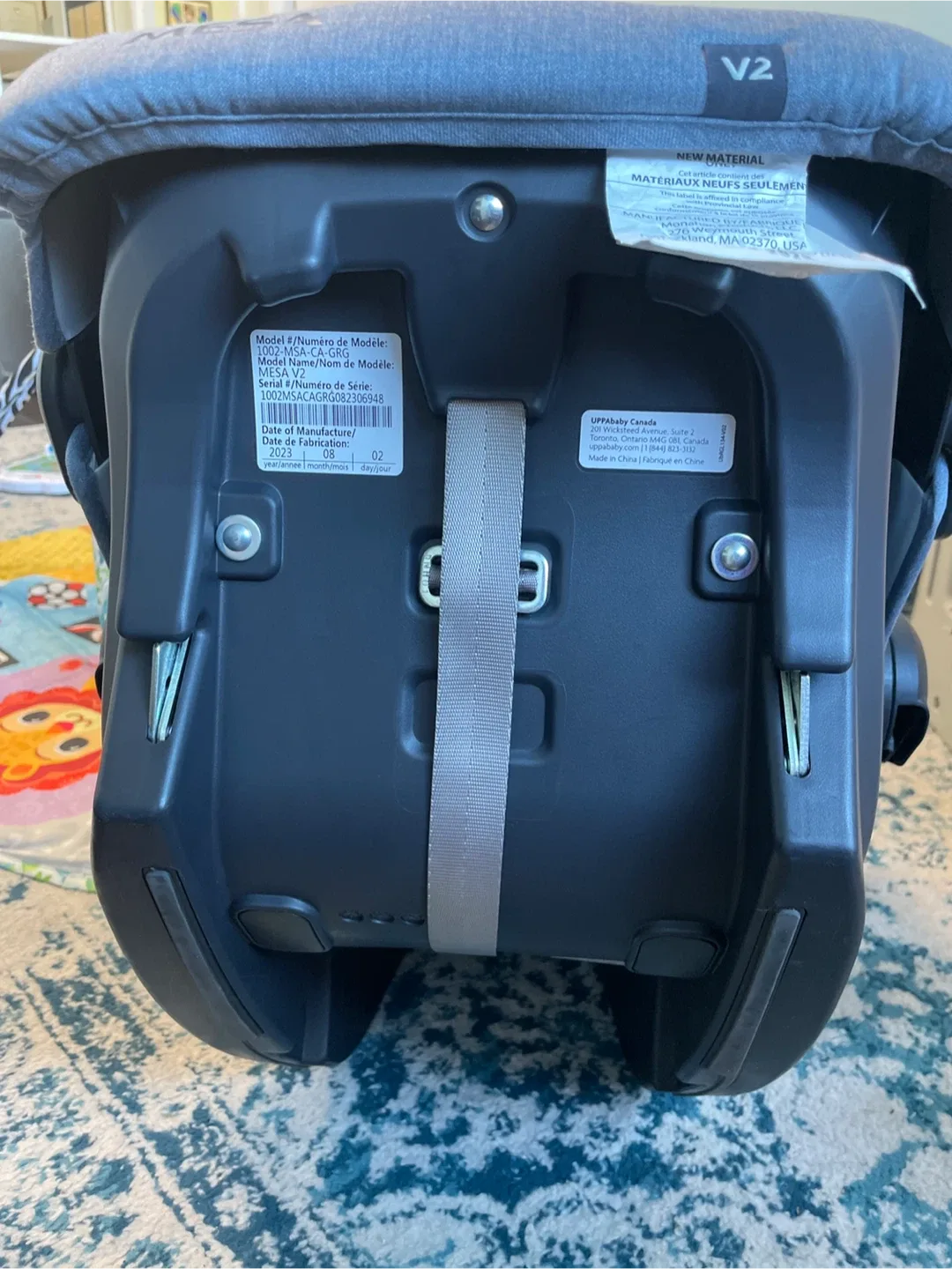 [final price] UPPAbaby Mesa V2 Infant Car Seat - Gregory image indicator(5)