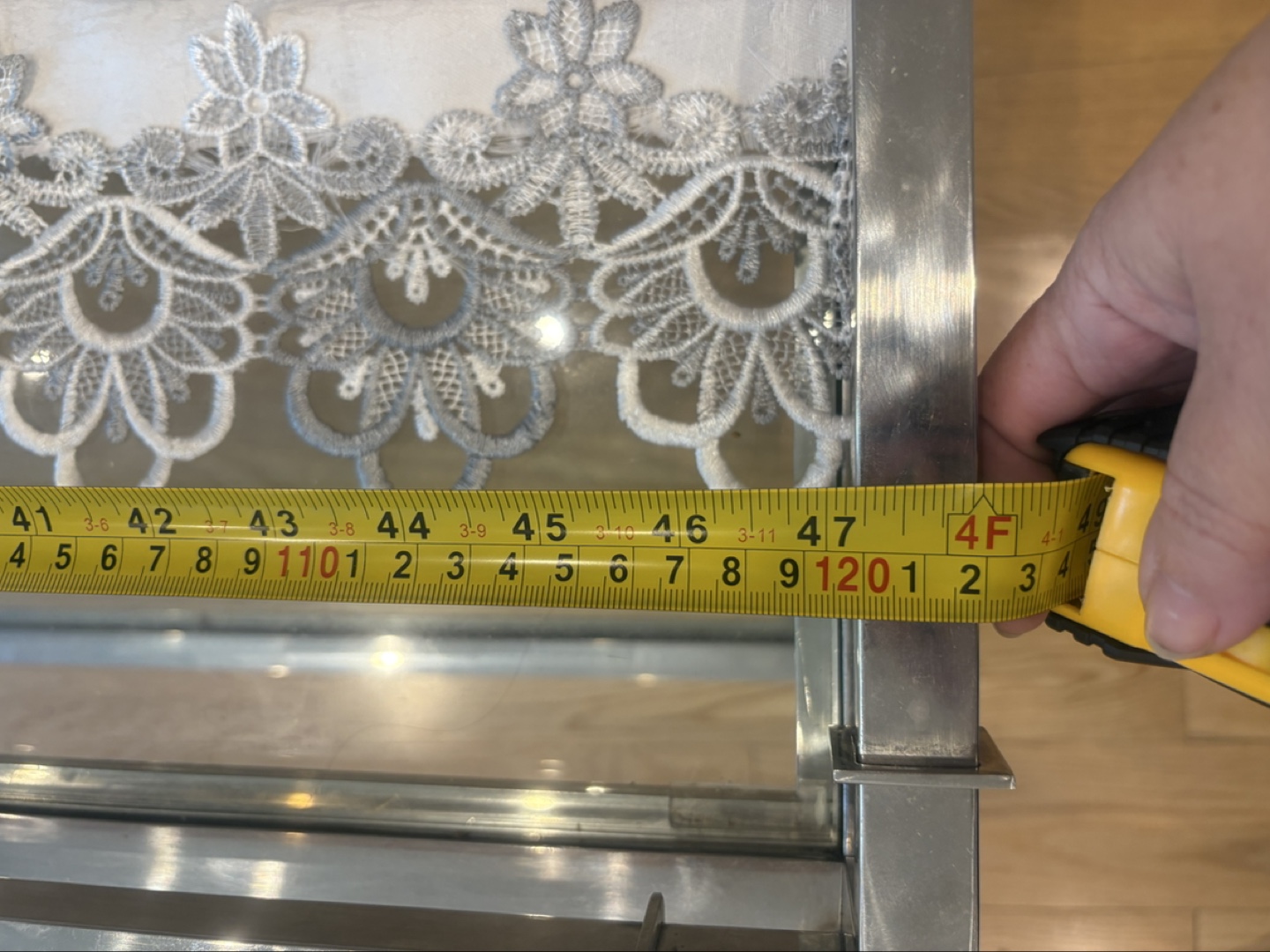 Silver Coffee Table, 47" x 24" - photo 4