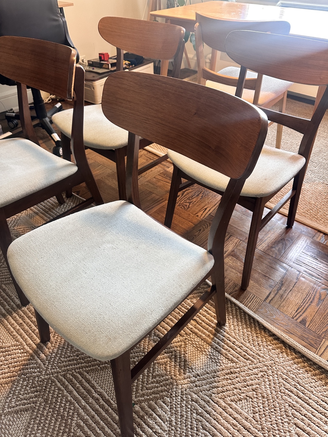 Mid-Century Modern Dining Chairs - Set of 4 - photo 2