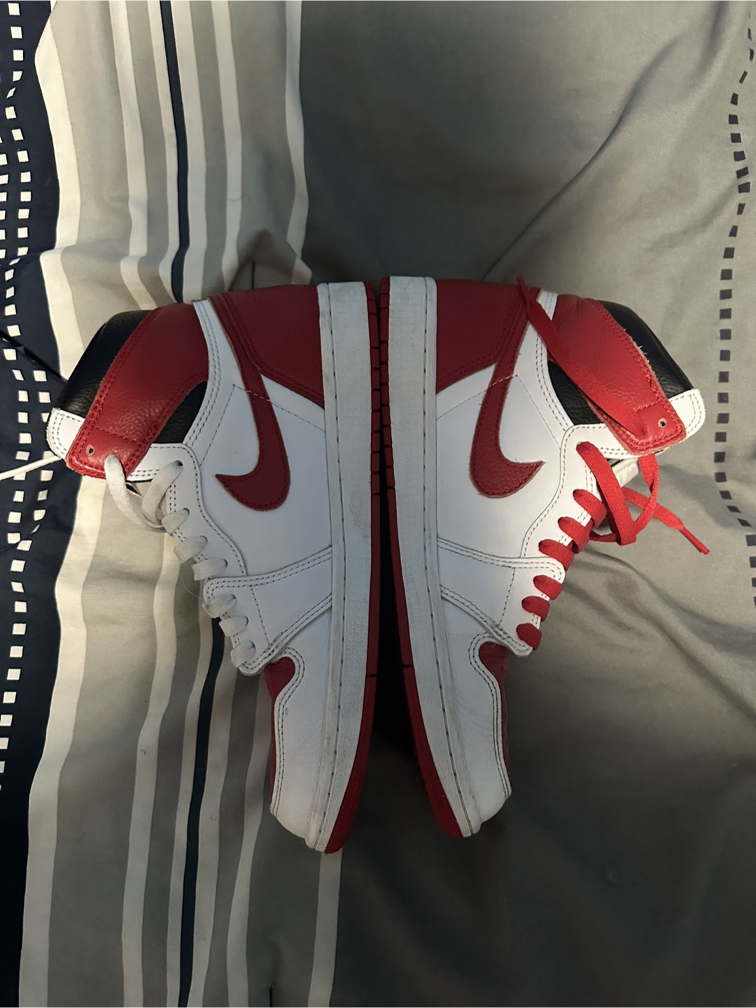 Nike Air Jordan 1 High White/Red - photo 2