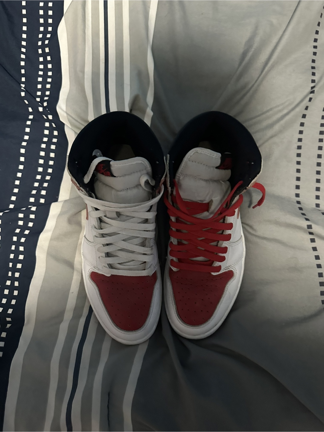 Nike Air Jordan 1 High White/Red - photo 3