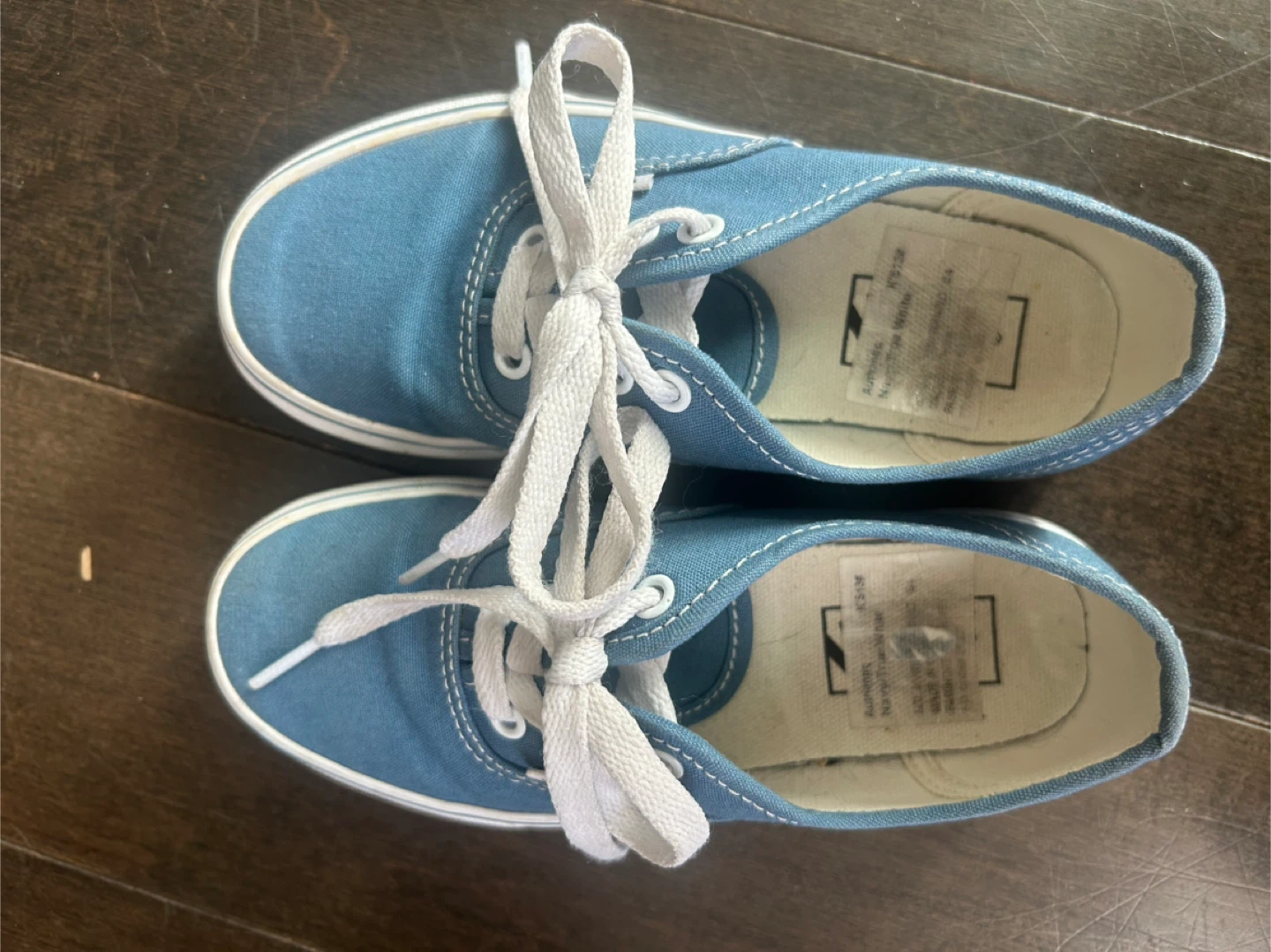 Vans Blue Canvas Sneakers - photo 2