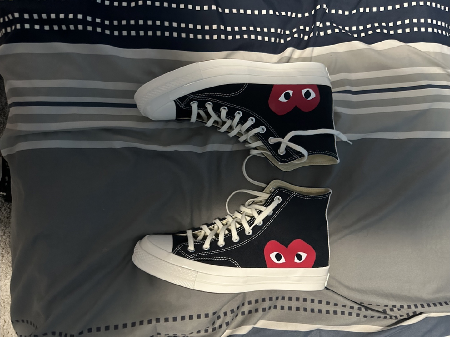 Comme des Garçons PLAY x Converse Chuck 70 High Black