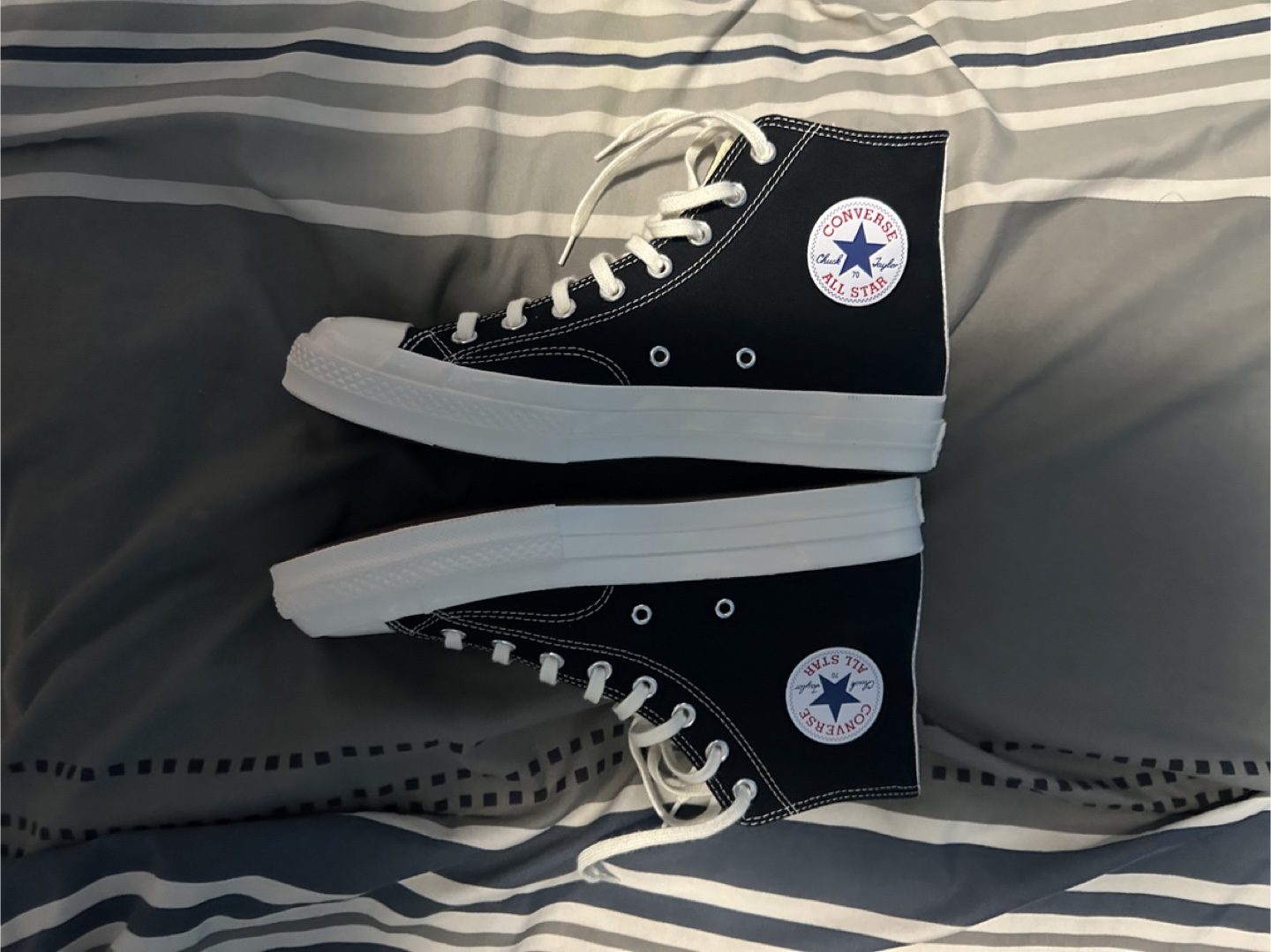 Comme des Garçons PLAY x Converse Chuck 70 High Black - photo 2