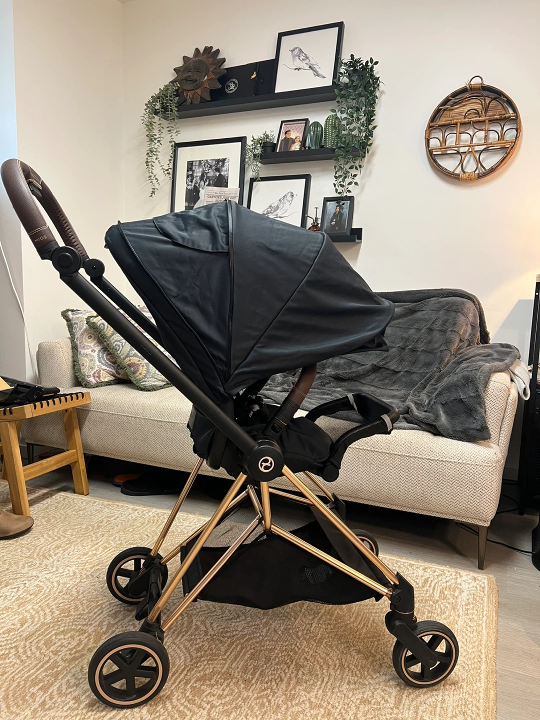 Cybex Mios Stroller - Black & Rose Gold - photo 2