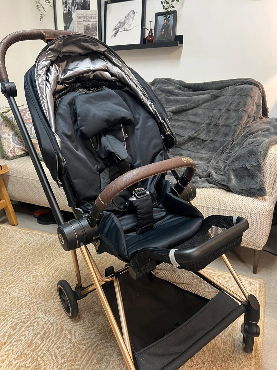 Cybex Mios Stroller - Black & Rose Gold - photo 4