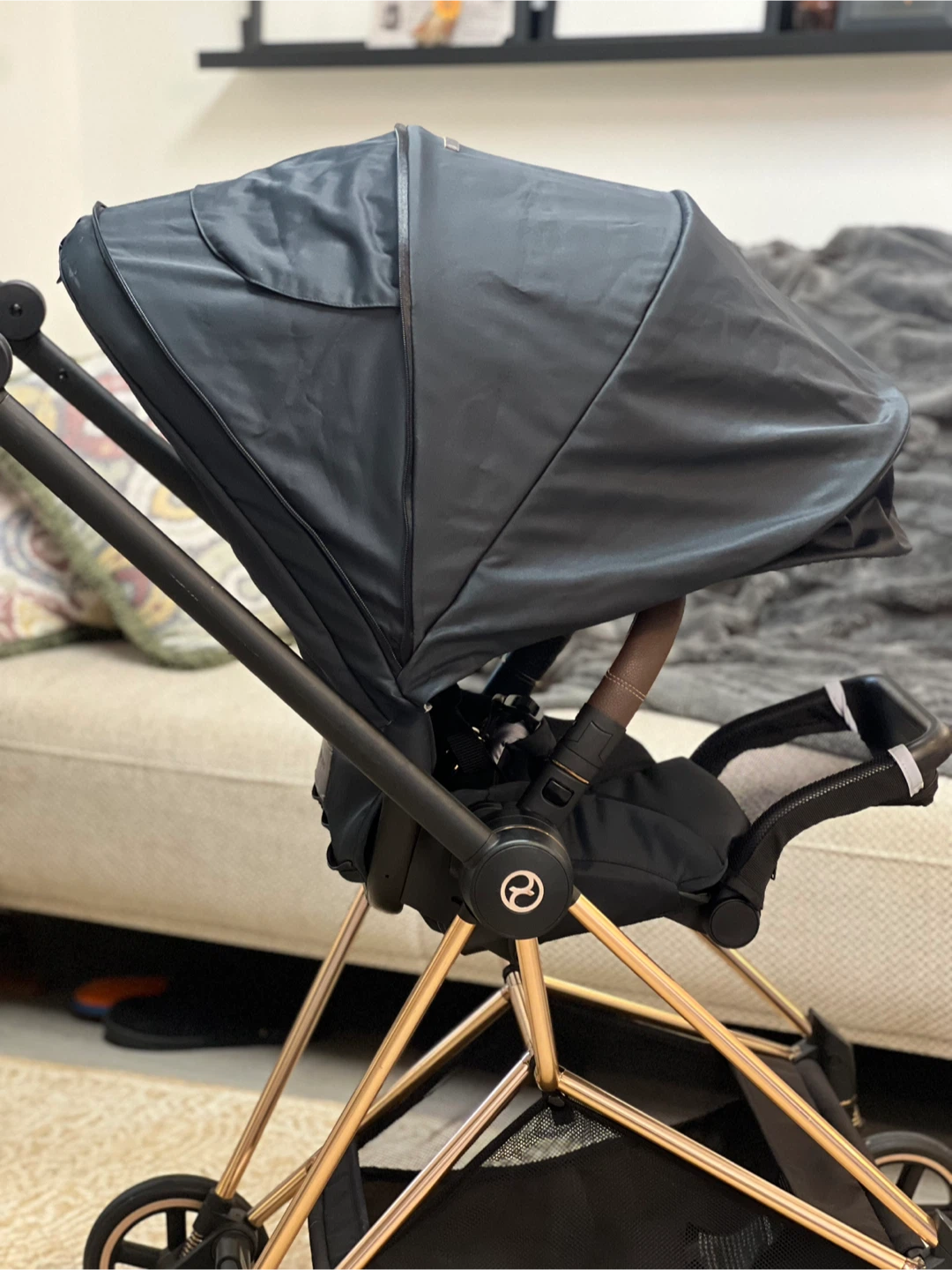 Cybex Mios Stroller - Black & Rose Gold - photo 5