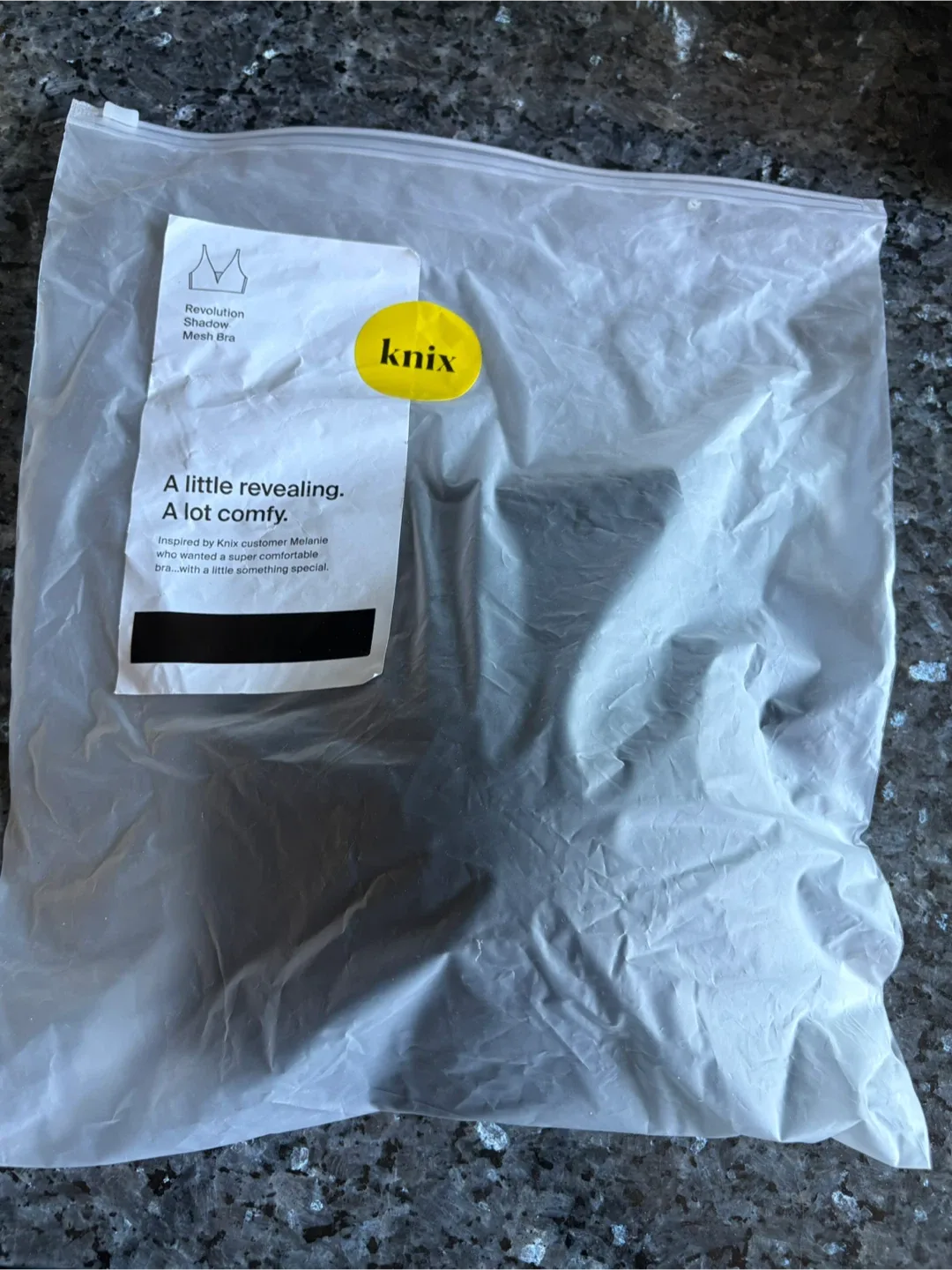 NEW Knix:Revolution Shadow Mesh T-shirt Bra XL++ image indicator(3)