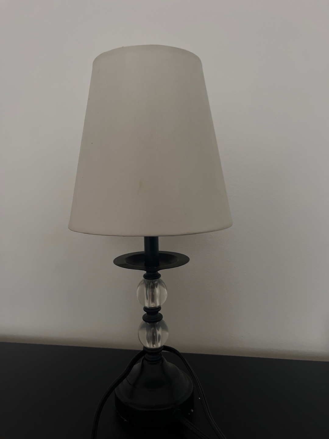 Table Lamp with Glass Accents