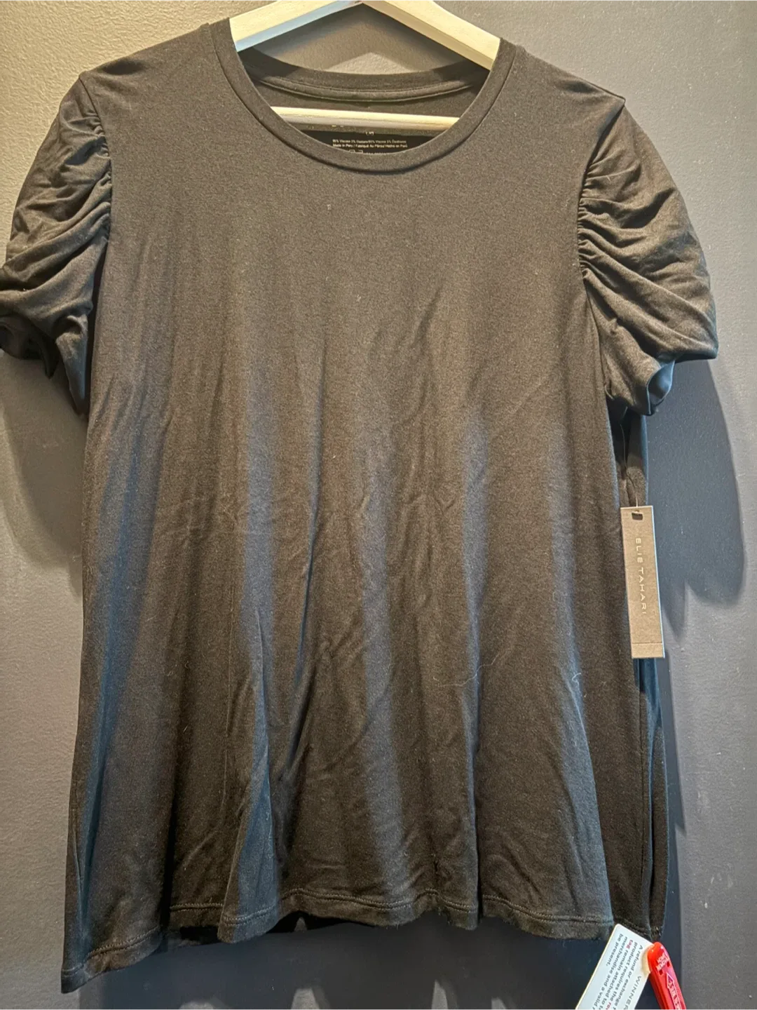 NWT Tahari Black T-shirt - Large image indicator(2)