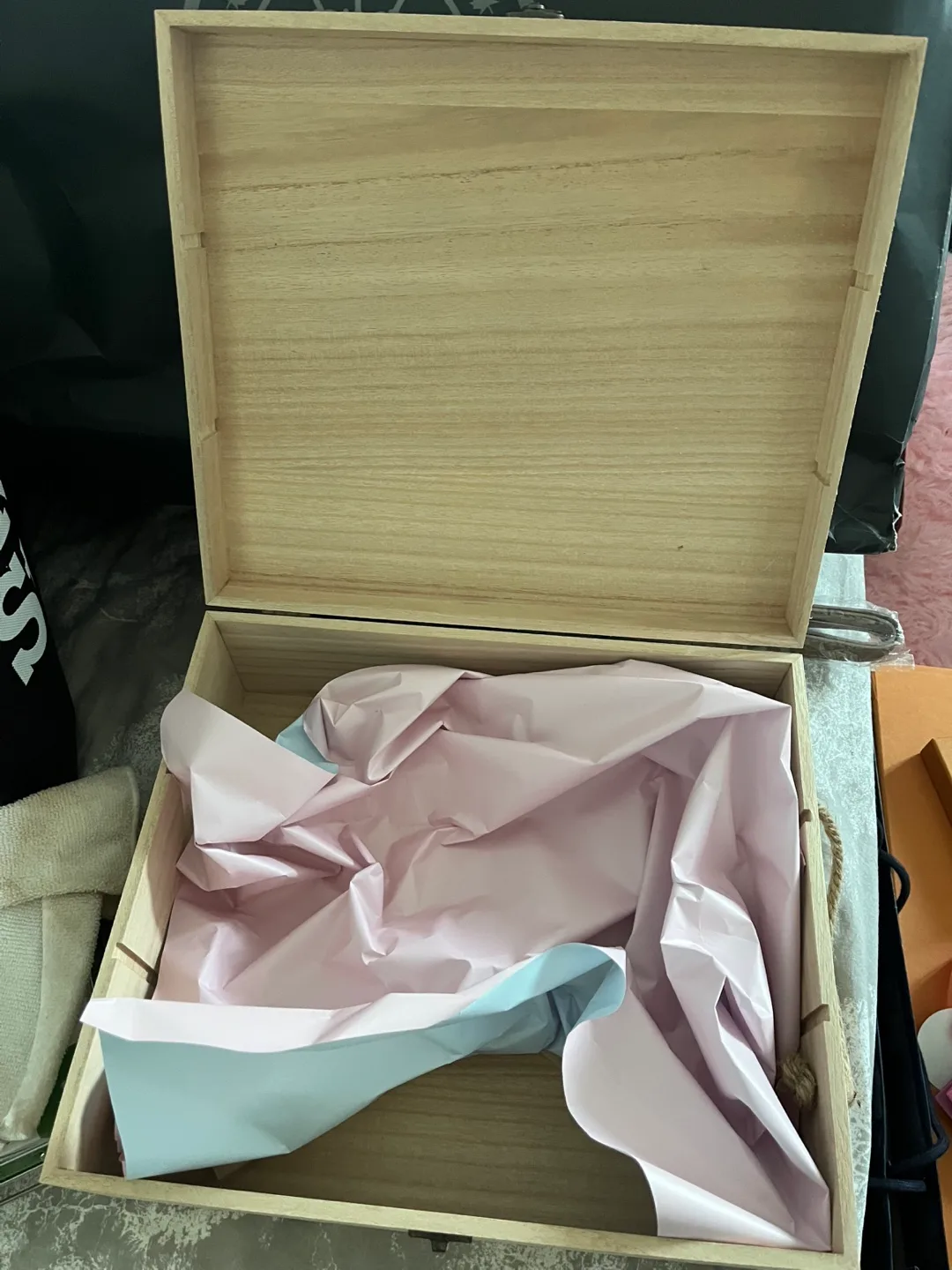 Wooden Box with Clasp thumbnail
