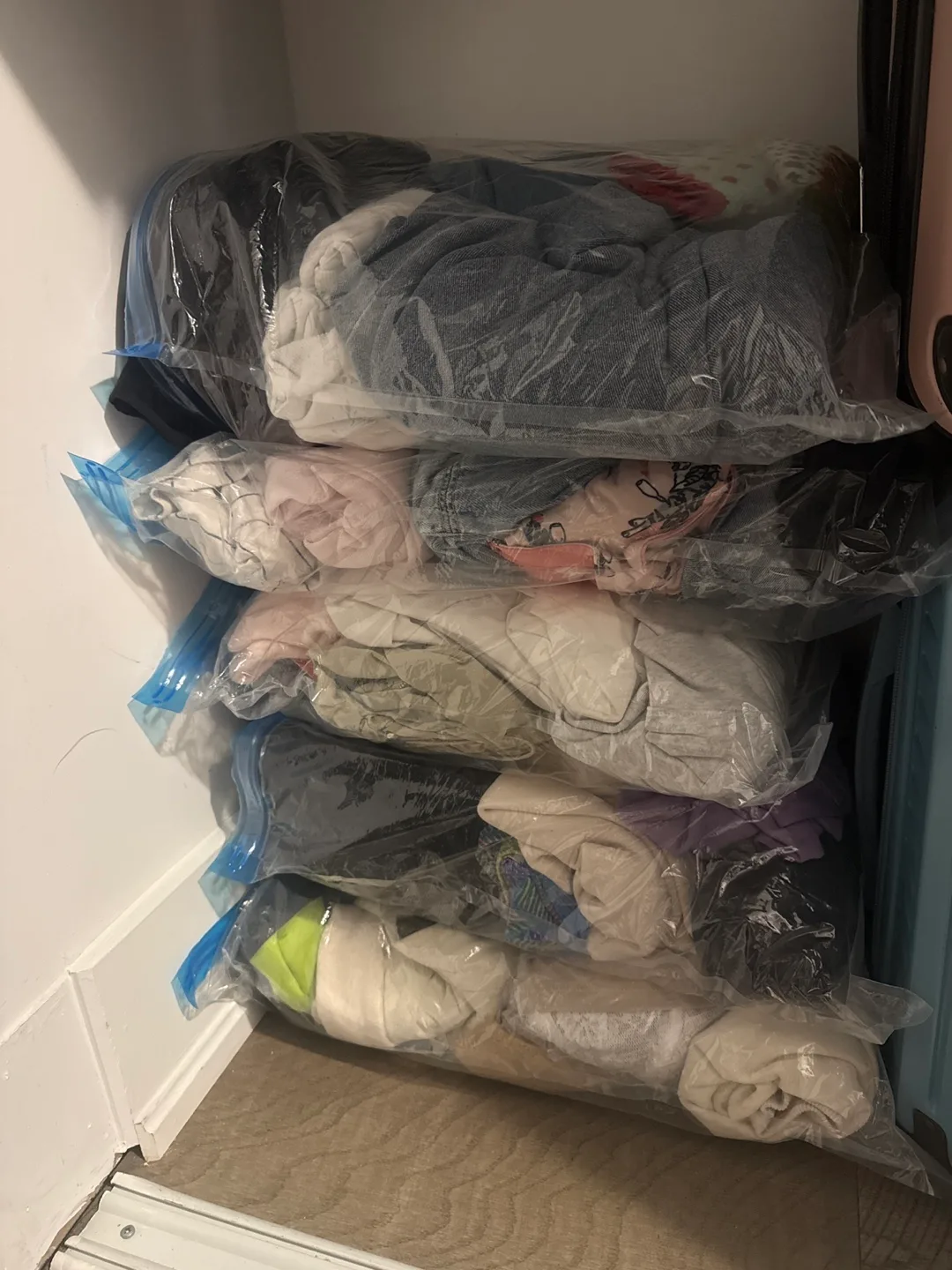 Vacuum Sealed Bags of Clothing thumbnail