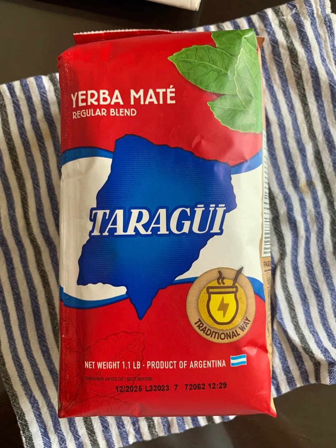 Taragui Yerba Mate Regular Blend - 1.1 lb thumbnail