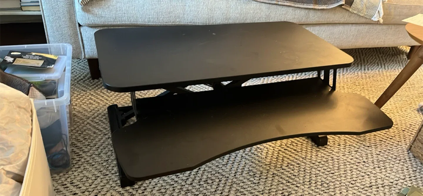 VIVO Black Standing Desk Converter thumbnail