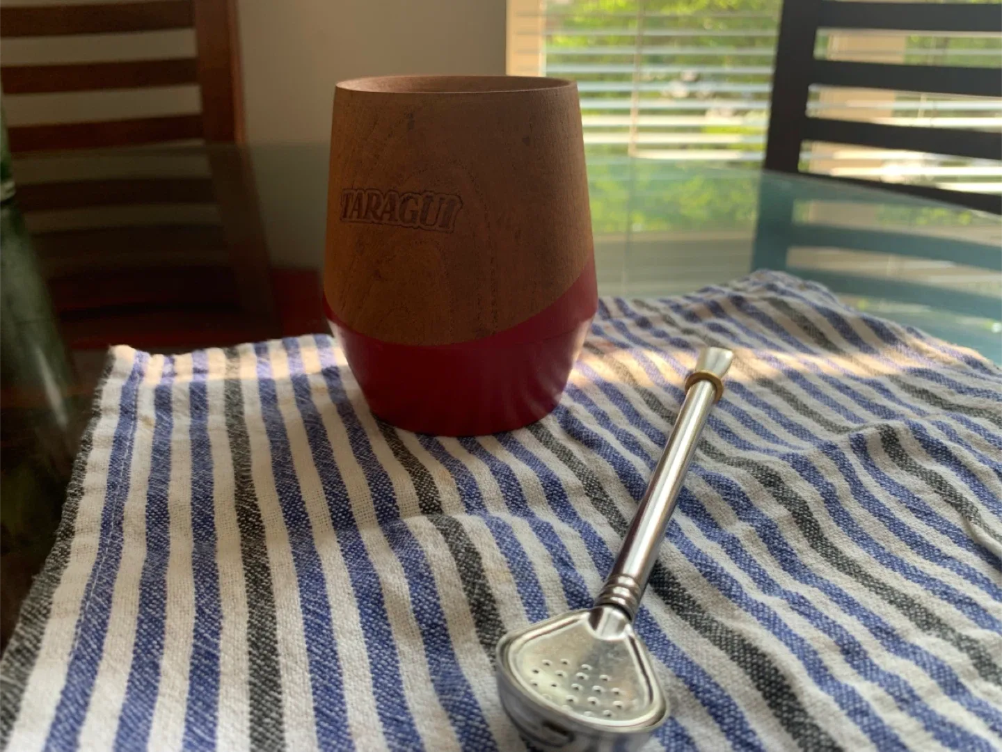 Yerba Mate Cup with Bombilla image indicator(2)