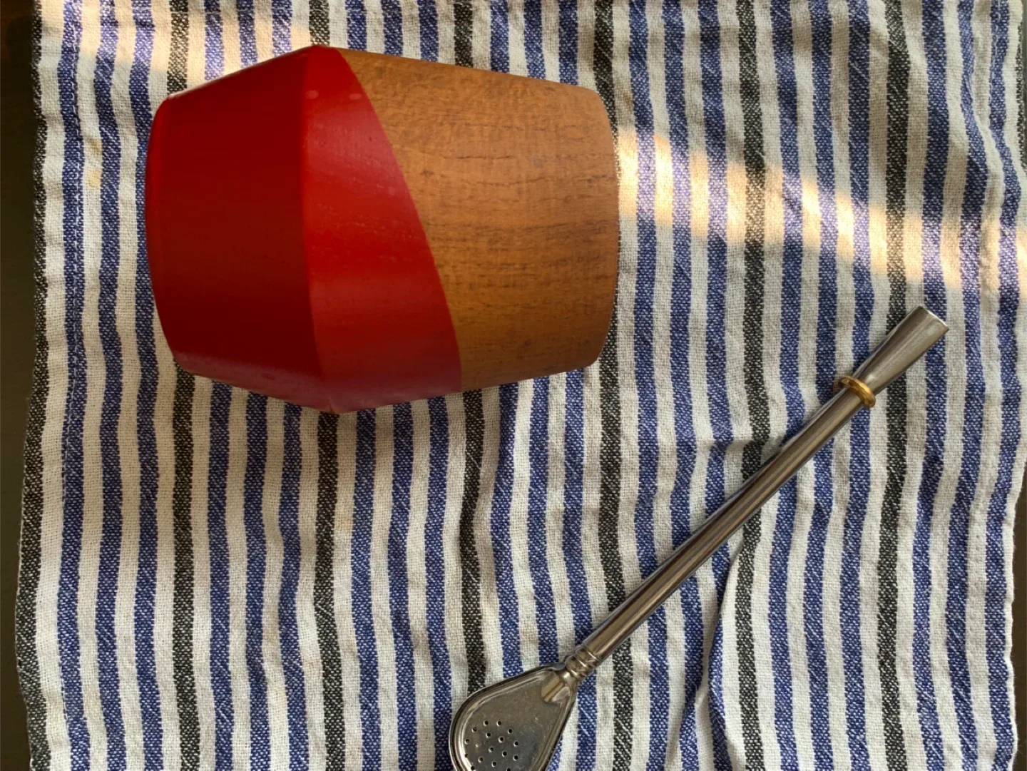 Yerba Mate Cup with Bombilla thumbnail