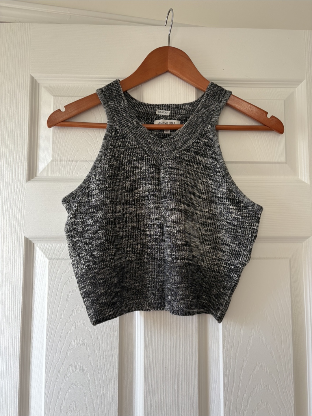 Active USA Cropped Tank Top - Size L