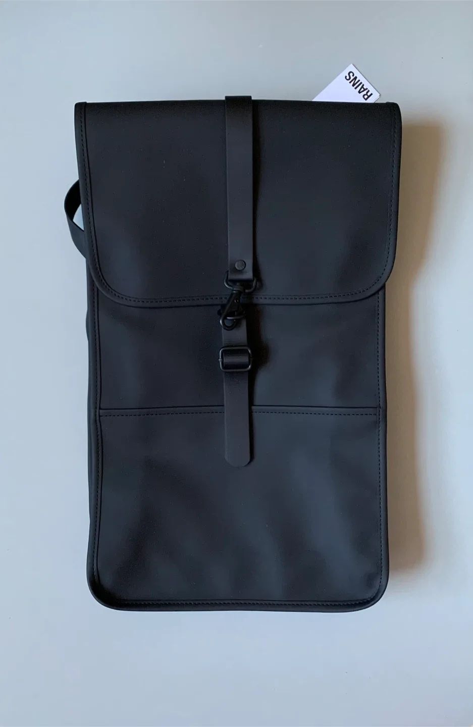 🆕RAINS Backpack - Black thumbnail