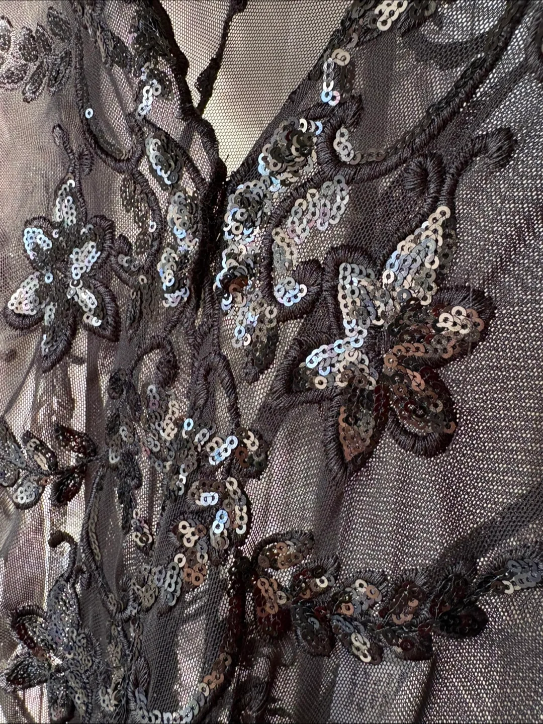 Yaya & Co. Black Floral Lace Bodysuit image indicator(5)