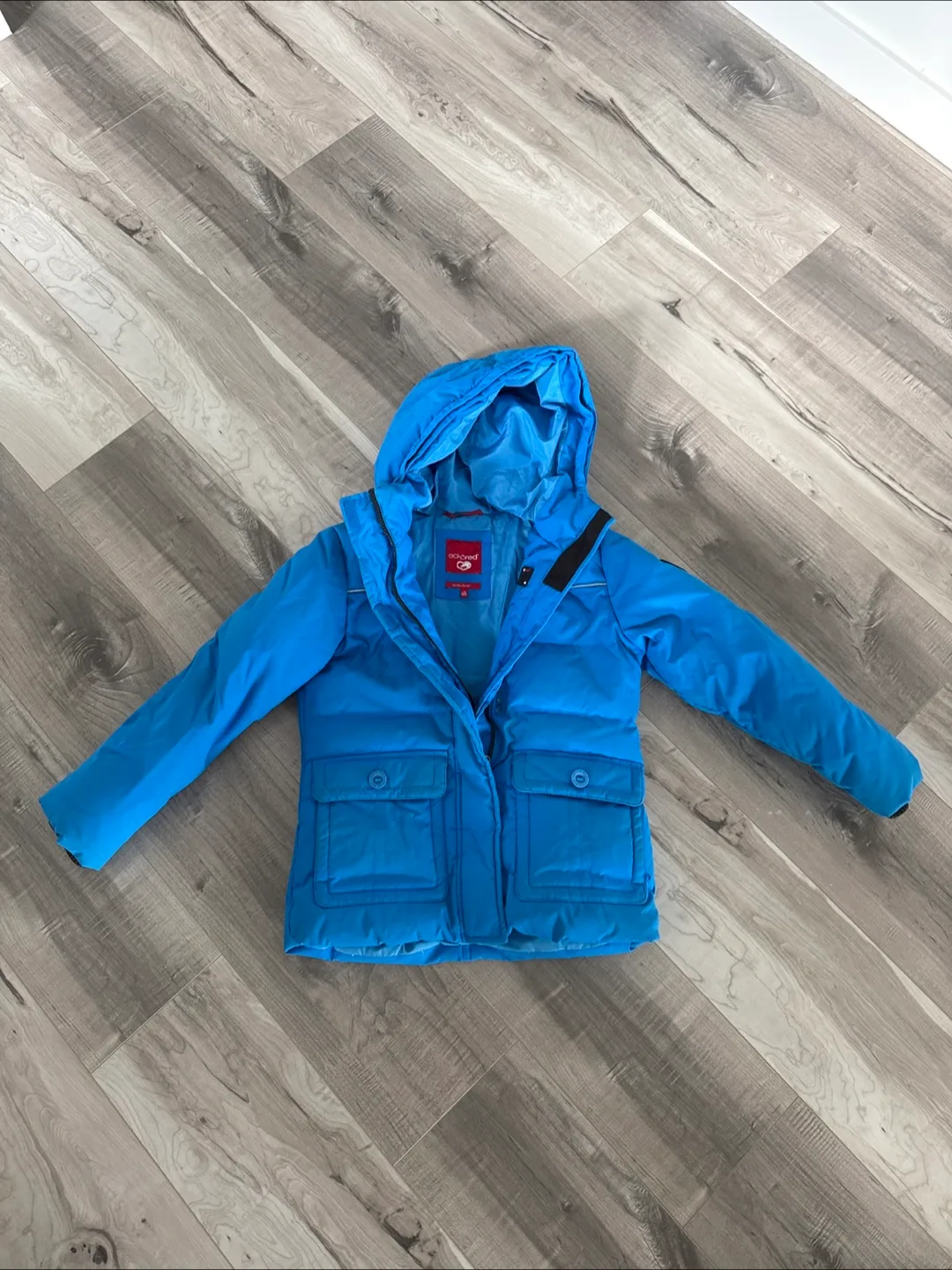 Ecko Red Blue Puffer Jacket - Size L/G thumbnail