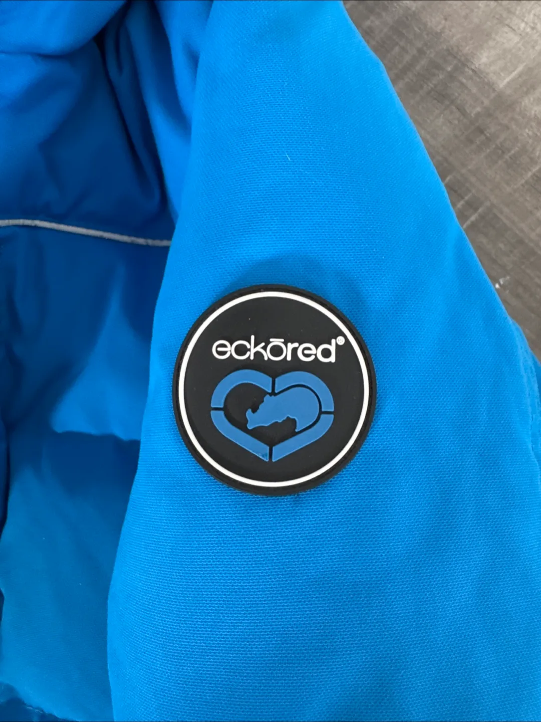 Ecko Red Blue Puffer Jacket - Size L/G image indicator(3)