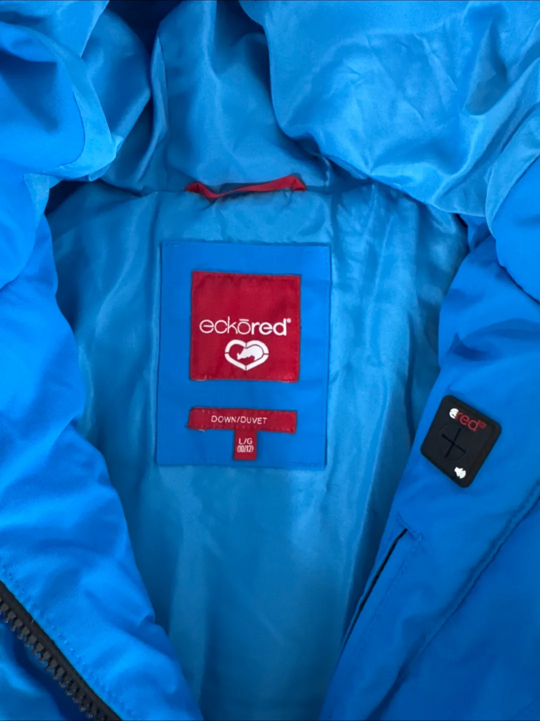 Ecko Red Blue Puffer Jacket - Size L/G image indicator(2)