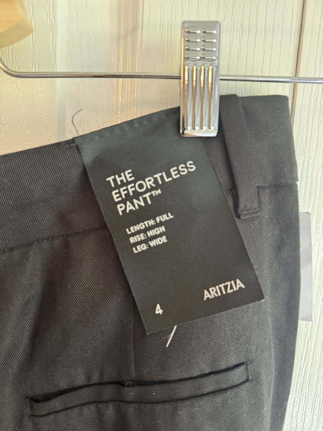 Aritzia The Effortless Pant - Black, Size 4 - photo 5