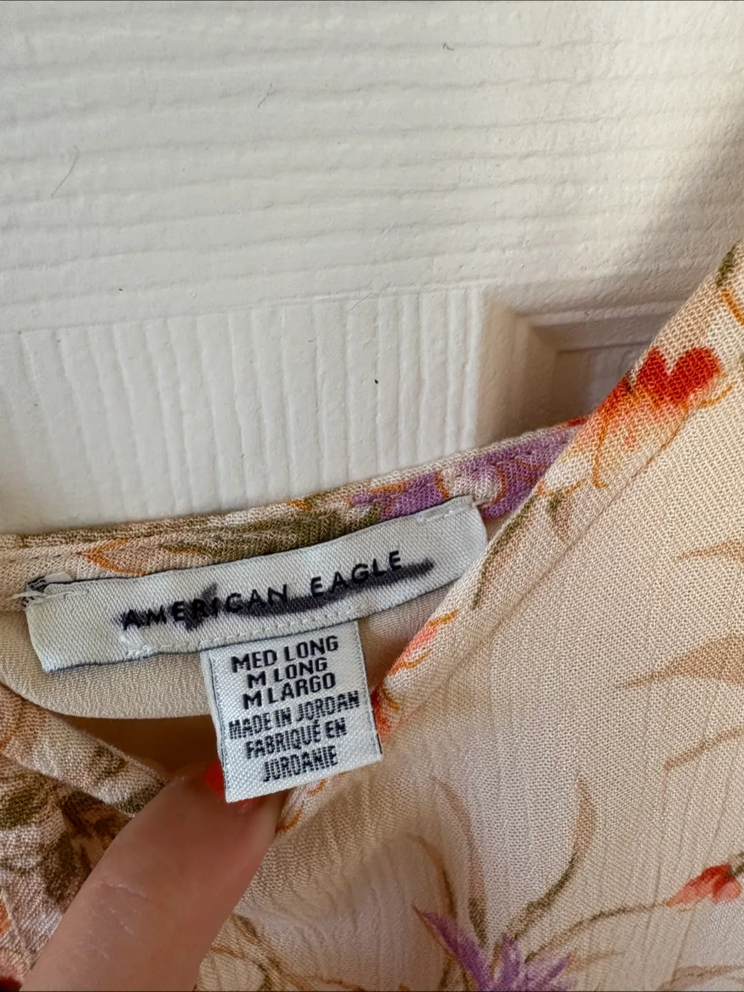 American Eagle Floral Dress - Med Long image indicator(5)