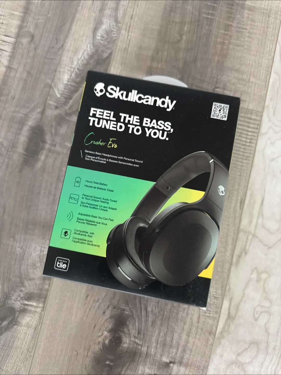 Skullcandy Crusher Evo Headphones - New/Sealed thumbnail