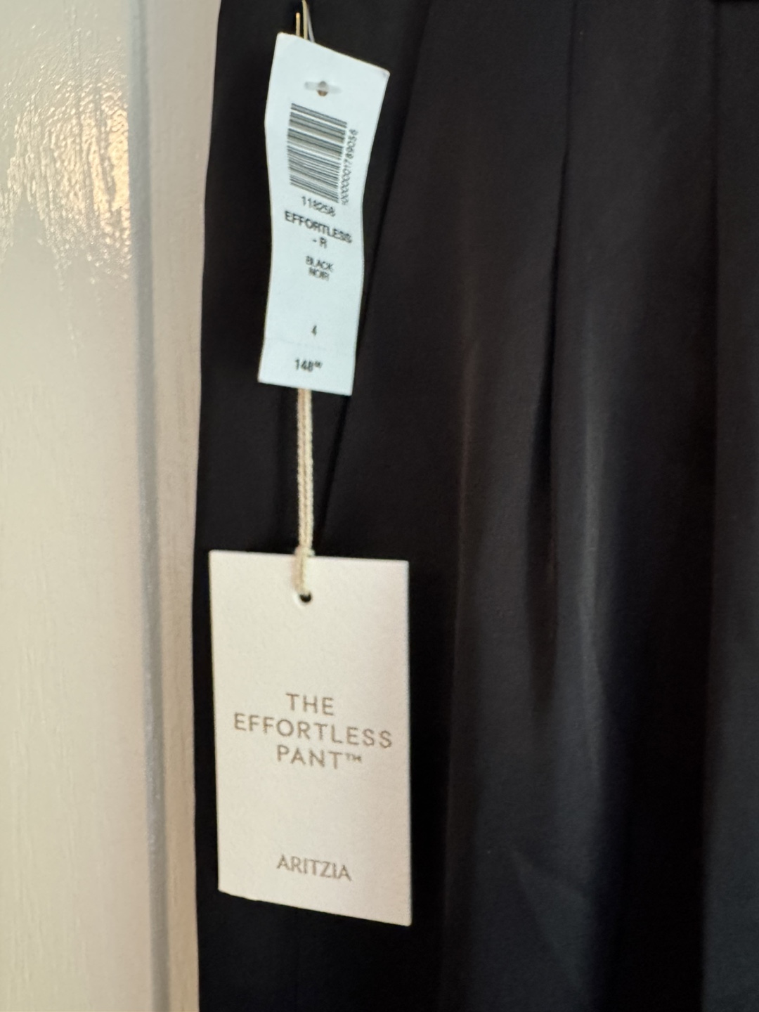 Aritzia The Effortless Pant - Size 4 Black - photo 3