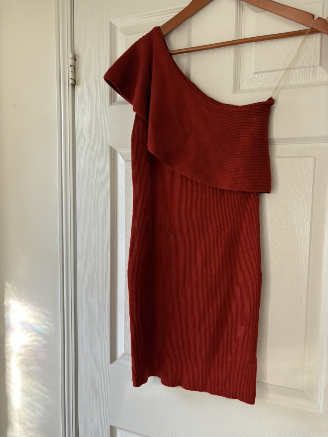 White Closet One Shoulder Dress - Size M - photo 2