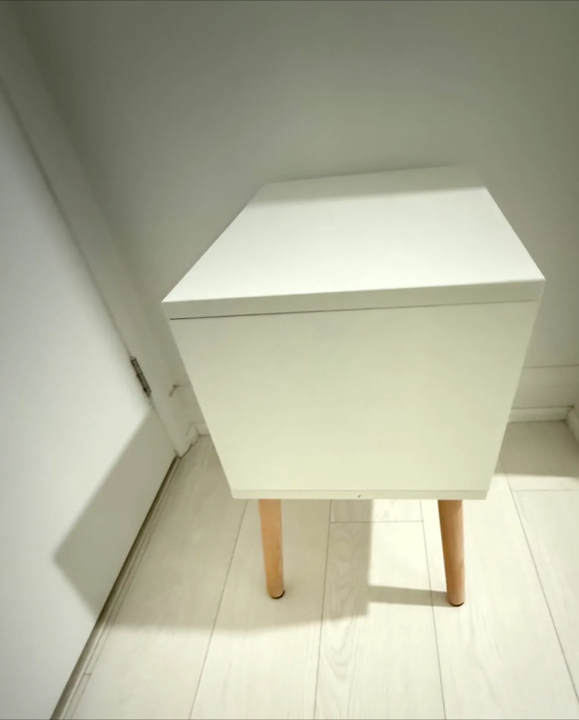 “LIKE NEW” White & Wood Nightstands - Set of 2 image indicator(5)