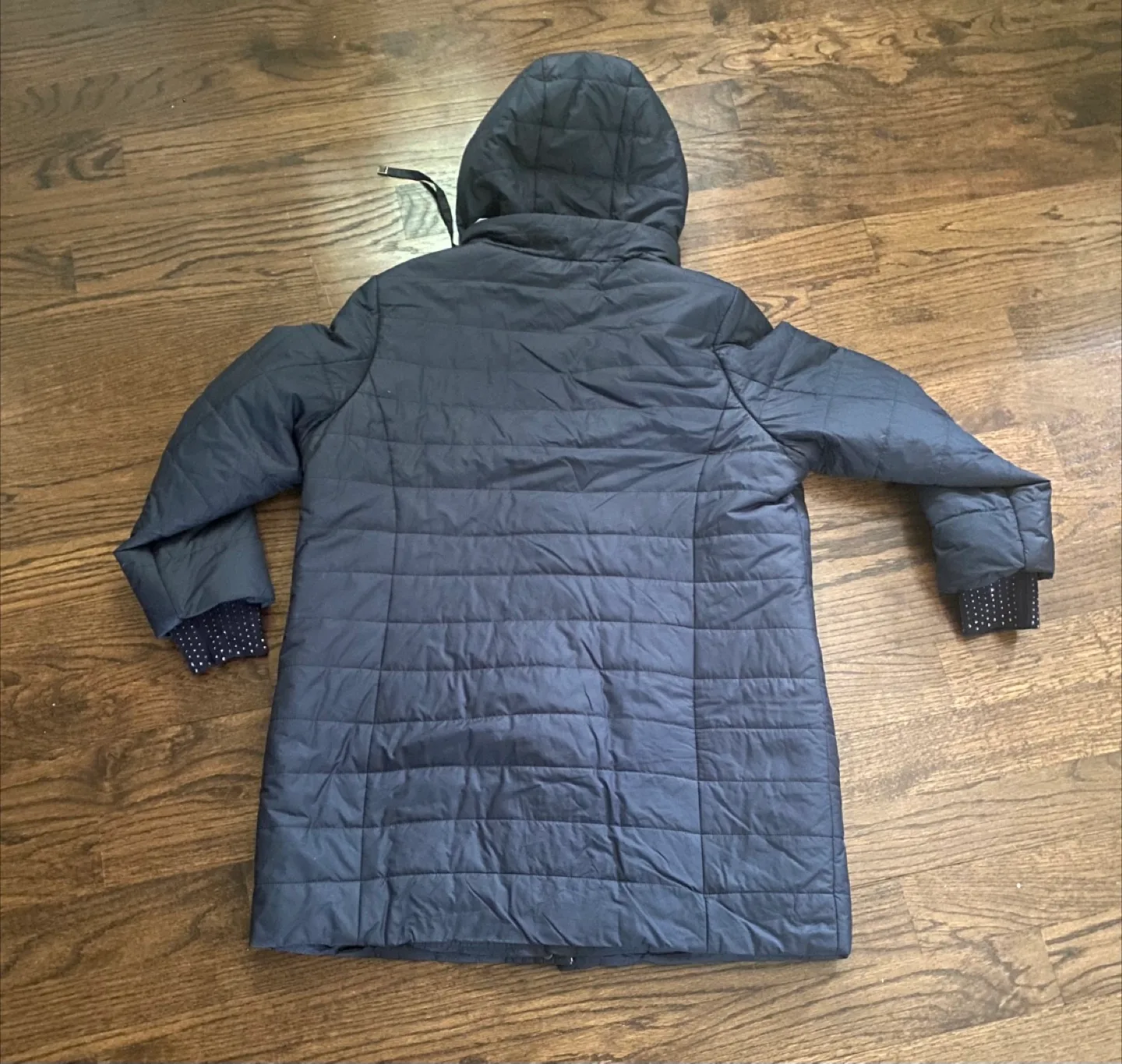 Quiet Poem Navy Blue Puffer Coat - Size 58 image indicator(6)