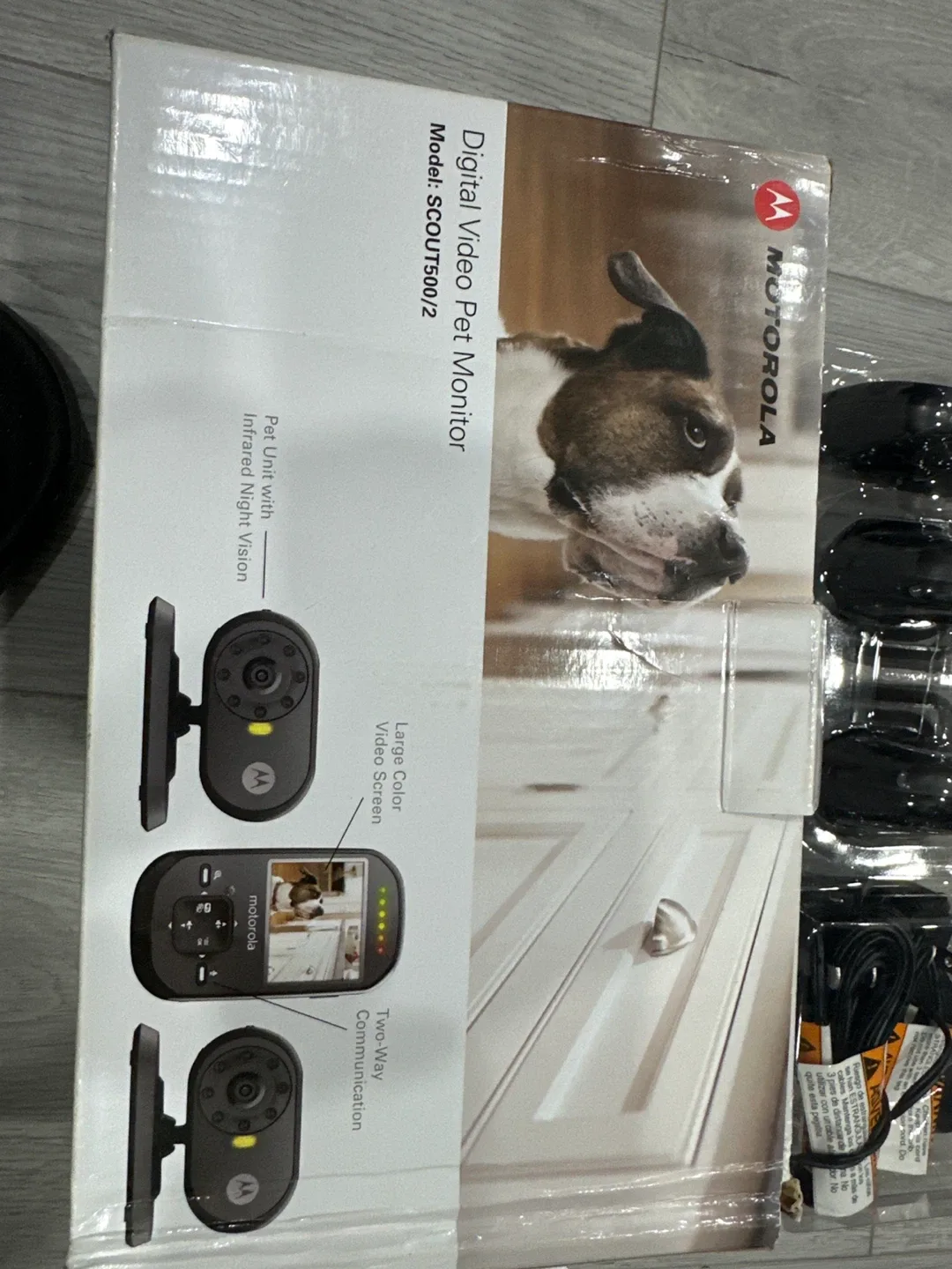 New Motorola SCOUT500/2 Digital Video Pet Monitor image indicator(2)
