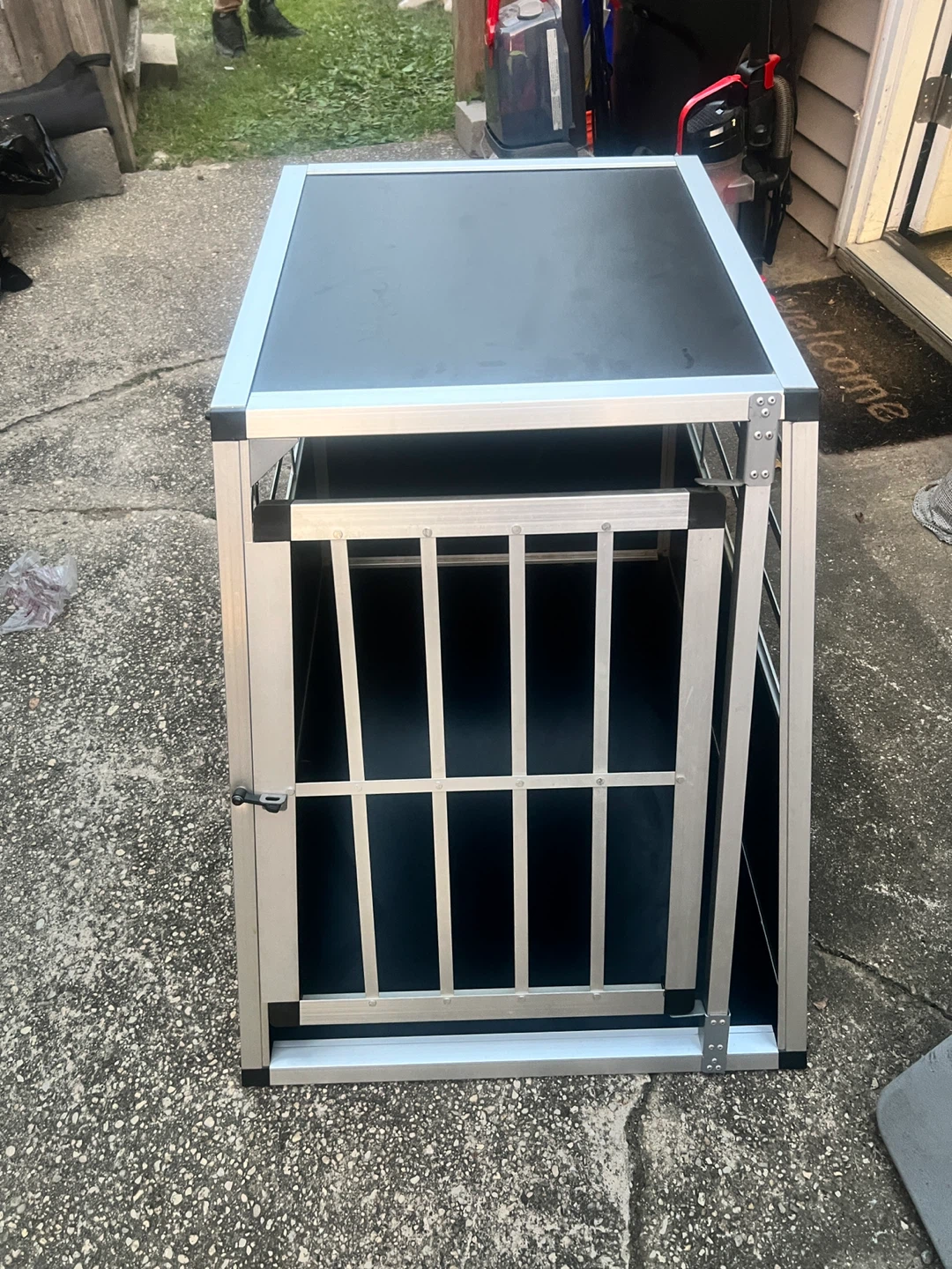 Aluminum Dog Crate “Cage”