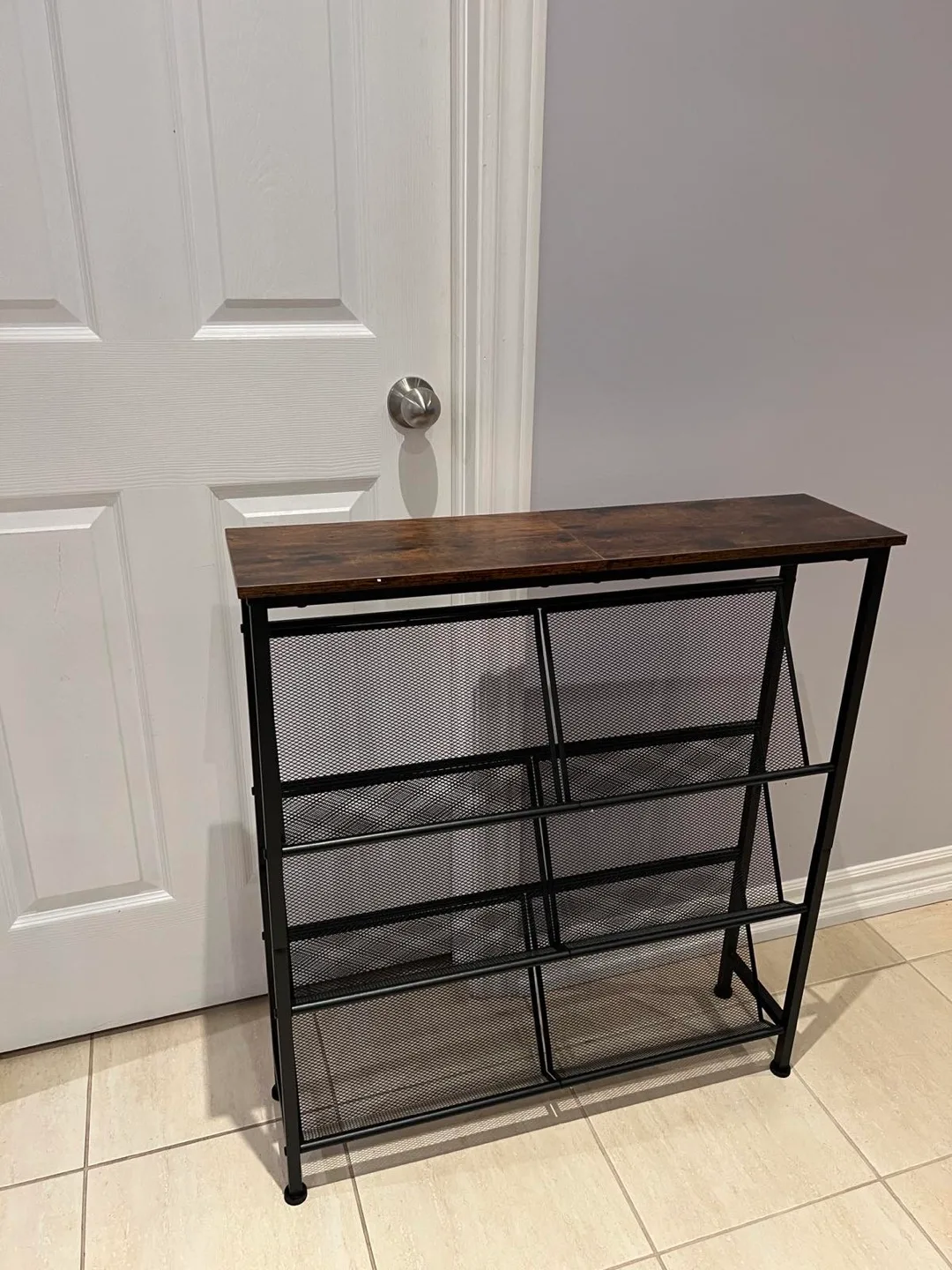Shoe Rack Organizer - Brown/Black thumbnail