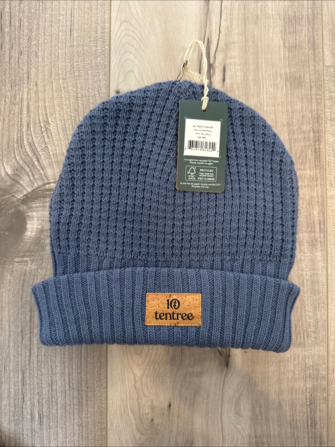 Tentree Blue Beanie - New with Tags thumbnail