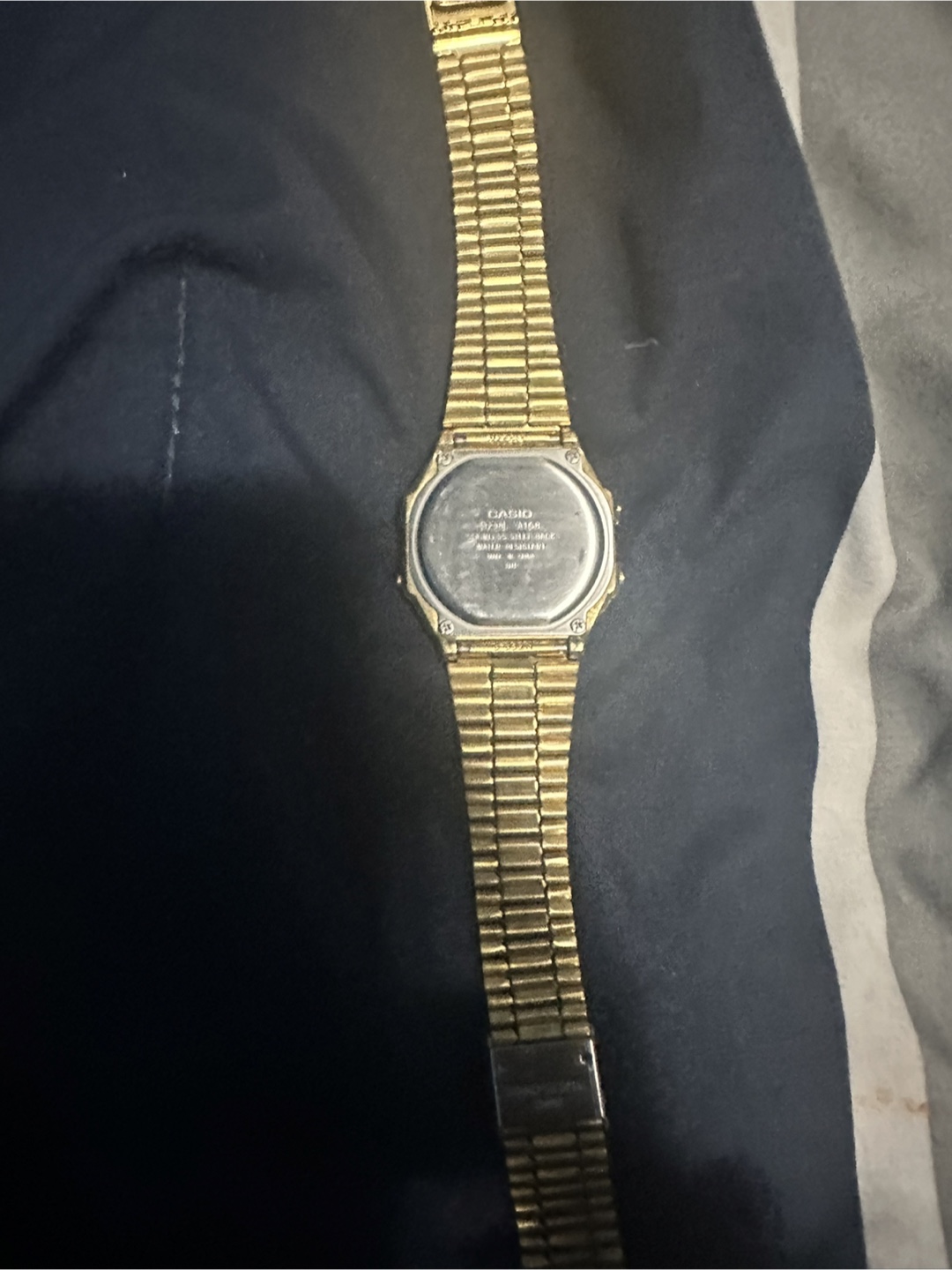 Casio A158WEA-9 Gold Digital Watch - photo 3