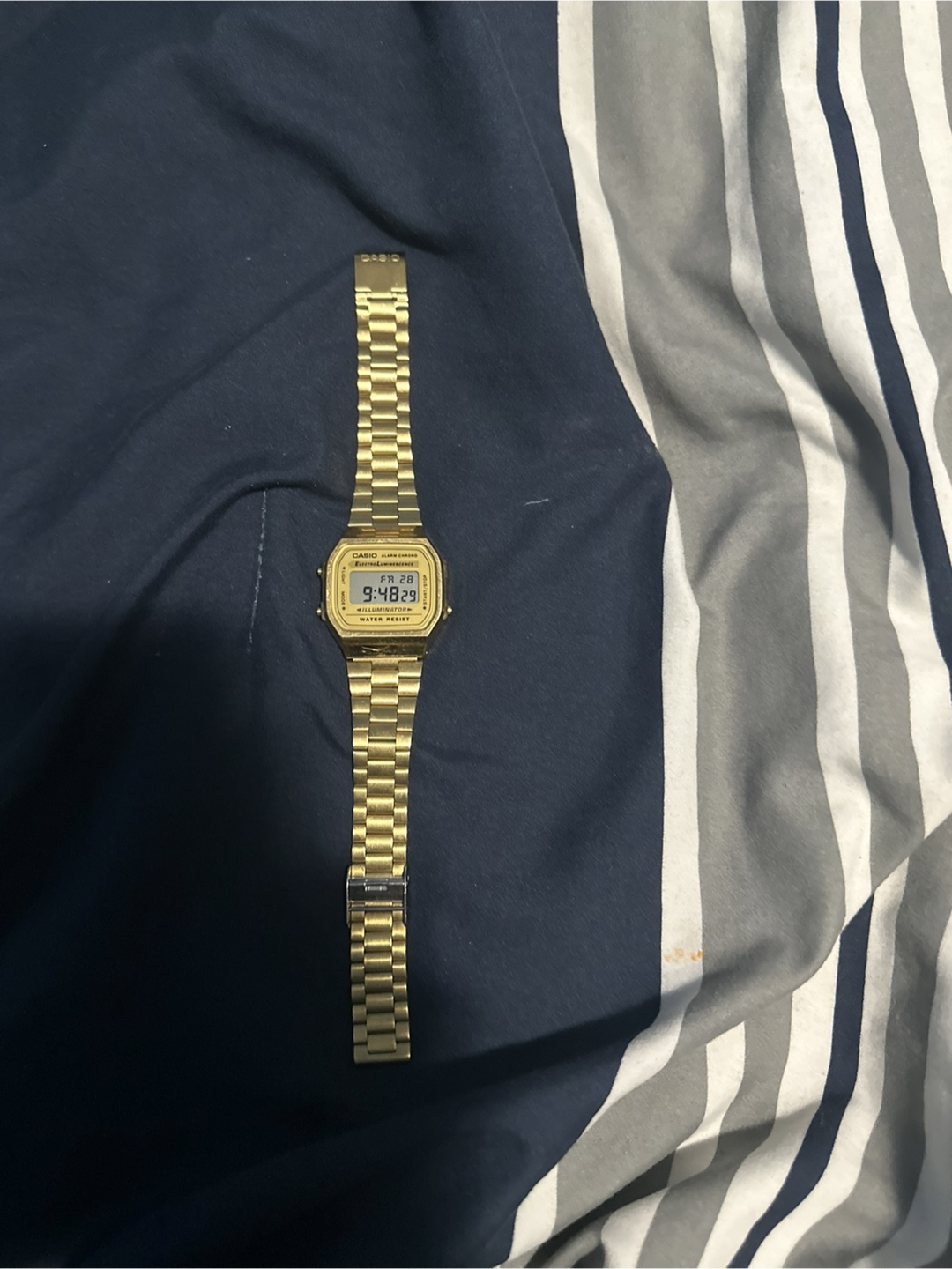 Casio A158WEA-9 Gold Digital Watch - photo 2