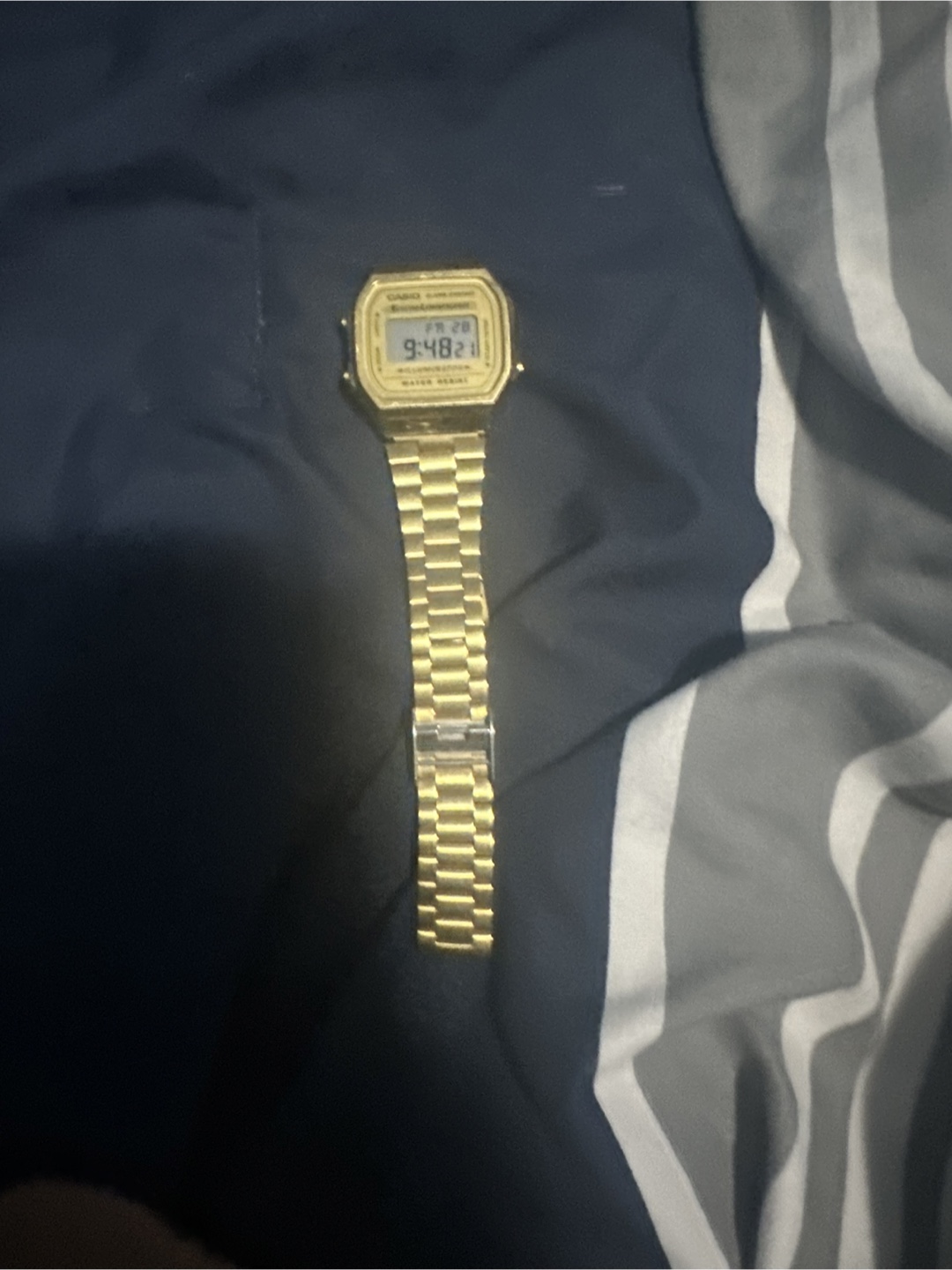 Casio A158WEA-9 Gold Digital Watch
