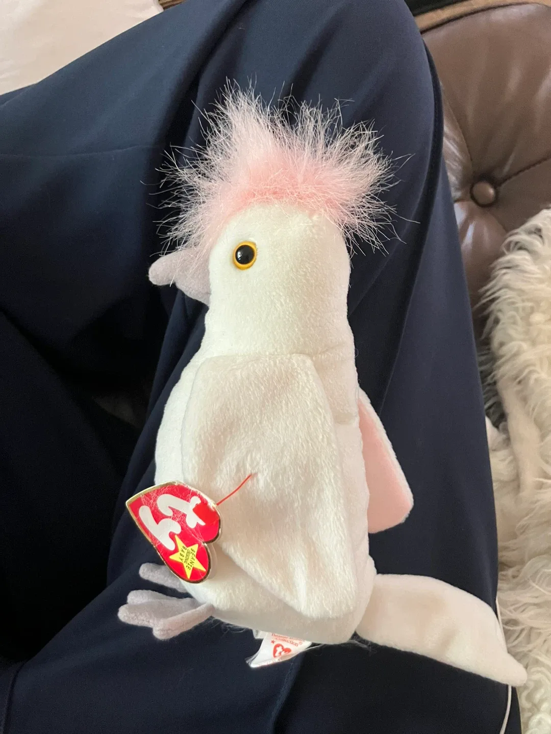 Ty Beanie Baby - KuKu the Cockatoo
